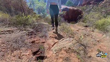 Perfect Body Hiker Fucked Hard In Nature   Molly Pills   Outdoor Public POV HD