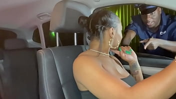 Ebony Slut Gets Pulled Over By Cop And Fucked Hard D W I
