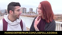 LAS FOLLADORAS   Spanish Pornstars Max Cortés And Silvia Rubi Take Random Guy For Wild Sex