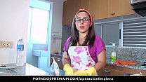 MAMACITAZ   #Francis Restrepo   Nerdy Latina Maid Eats Cum In Hot POV Sex